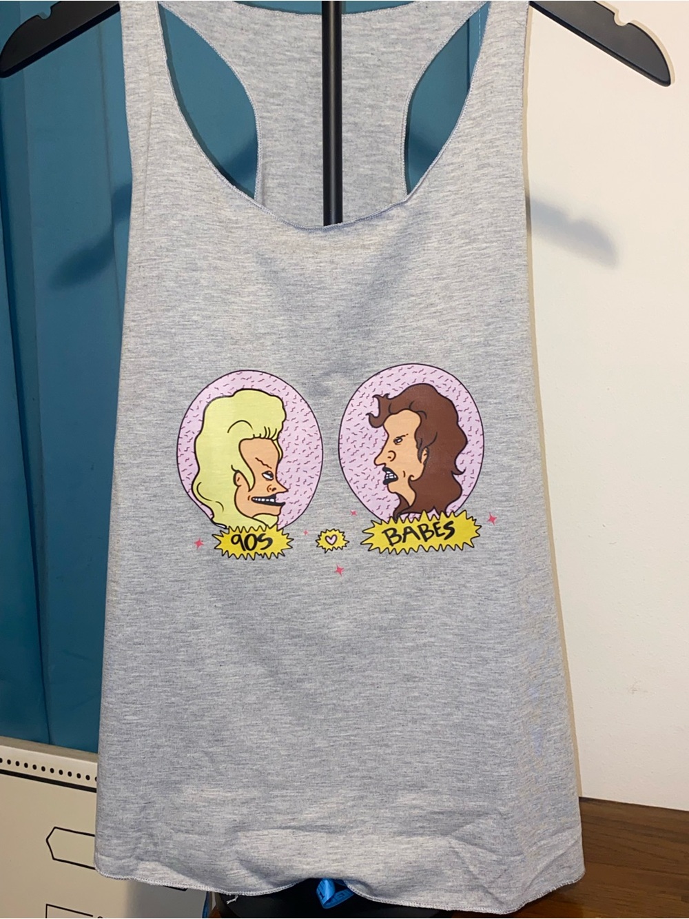 NEW! 90S BABES- BEAVIS & BUTTHEAD PARODY TANK TOP